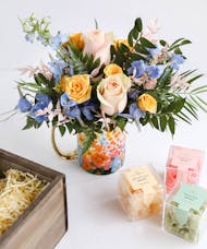 Tea Time - Candy & Flowers Gift Box
