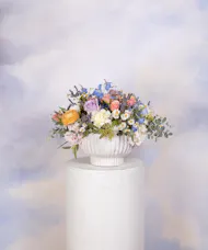 Lavender Meadow Centerpiece