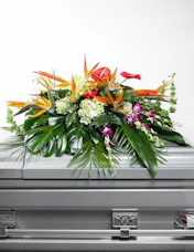 Sunset Solace Casket Spray