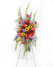 Joyful Sentiments Standing Spray