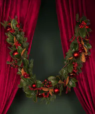 Merry Magnolia Silk Garland