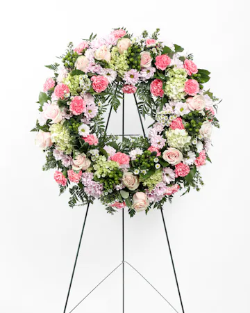 Graceful Condolence Wreath