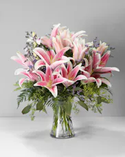 Enchanting Stargazer Lilies Arrangement