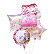 Baby Girl Balloon Bouquet