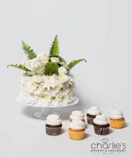 Flourish & Frosting Floral Cake w/ Cupcakes