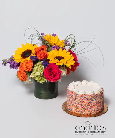 Blooms & Bakes Pave w/ Celebration Cake