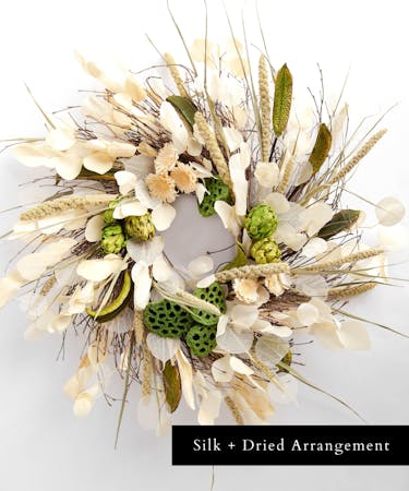 Natural Botanics Wreath  -  Silk  & Dried Wreath