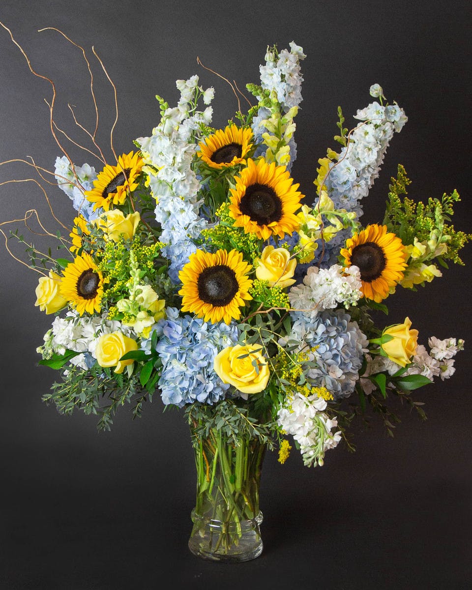 Luxury Sunflower Arrangement | In Bloom Florist | Orlando ...