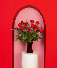 One Dozen Red - Medium Stem Roses