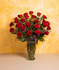 2 Dozen Red Roses - Luxury Long Stem Roses
