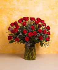 3 Dozen Red Roses - Medium Stem Roses