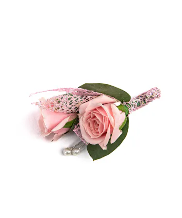 Beautiful cybidium orchids, roses, stock, hydrangea and more are elegantly designed in a clear glass bubble bowl vase
