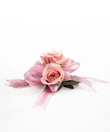 Beautiful cybidium orchids, roses, stock, hydrangea and more are elegantly designed in a clear glass bubble bowl vase