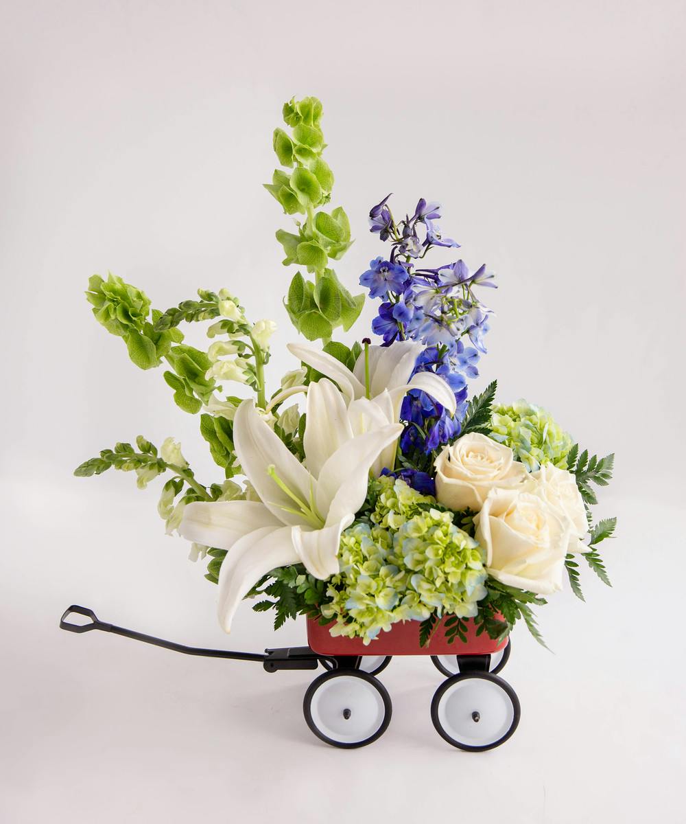 Baby's First Wagon Floral Bouquet In Bloom Florist Orlando & Lake Mary, FL SameDay Delivery