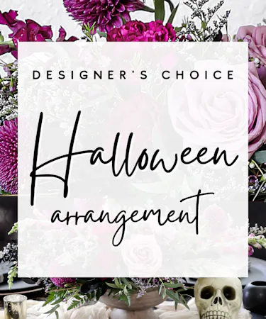 Surprise them with a spooky hand-designed Halloween arrangement full of fresh blooms!