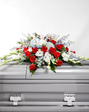 Noble Patriot Casket Spray