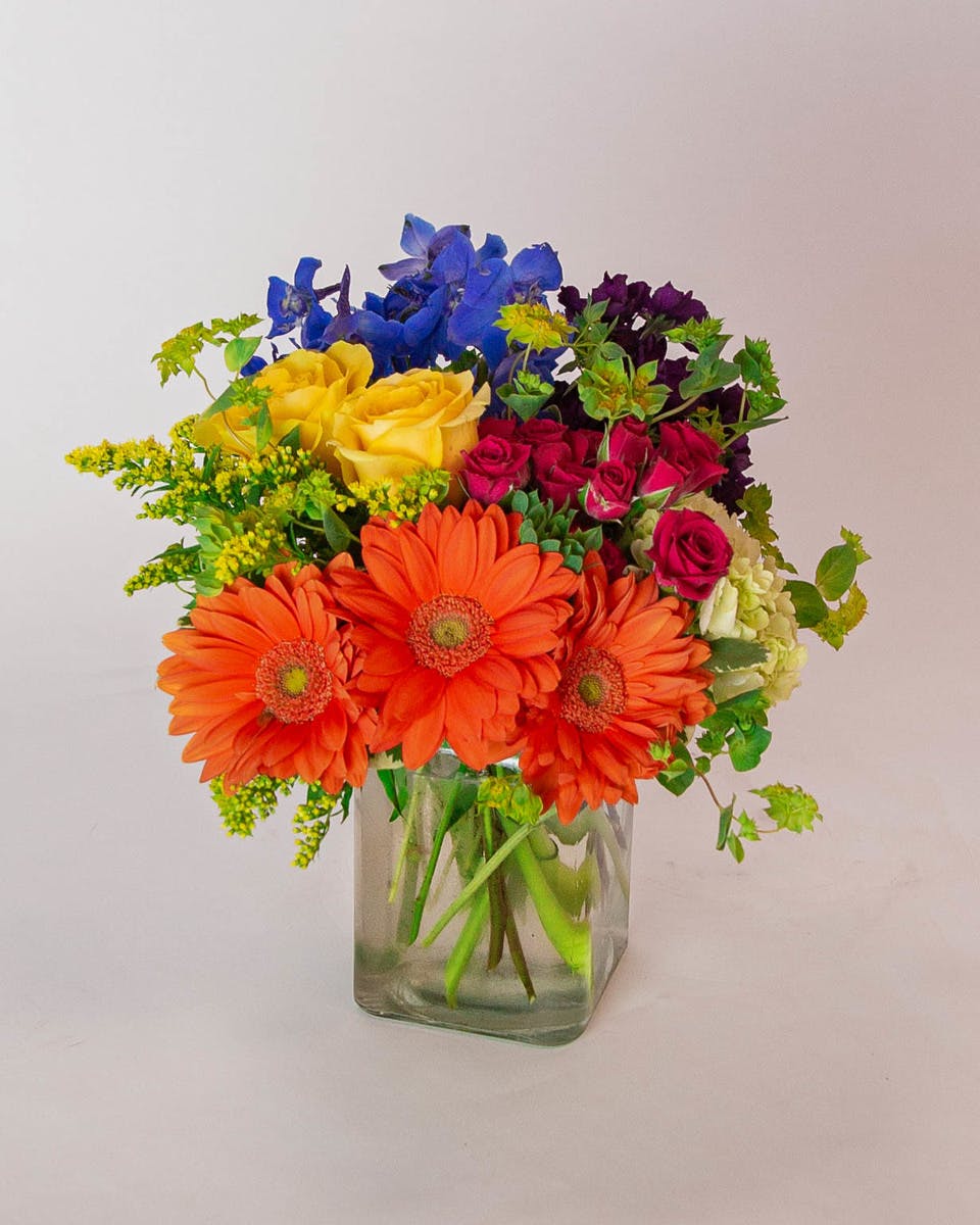 Colorful Flower Arrangement In Bloom Florist SameDay Delivery Orlando, FL