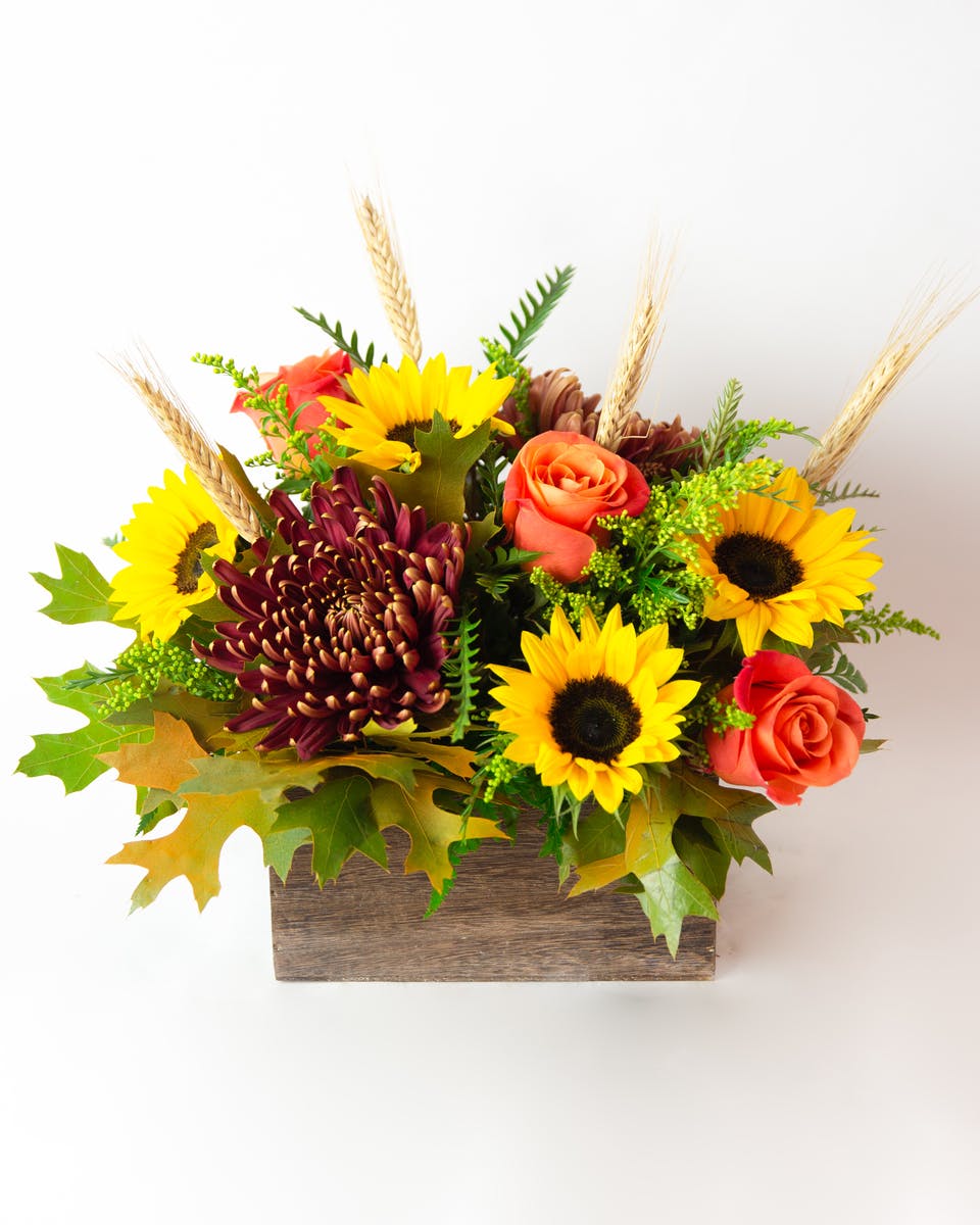 Sunflowers & Mums Fall Bouquet Orlando FL In Bloom Florist