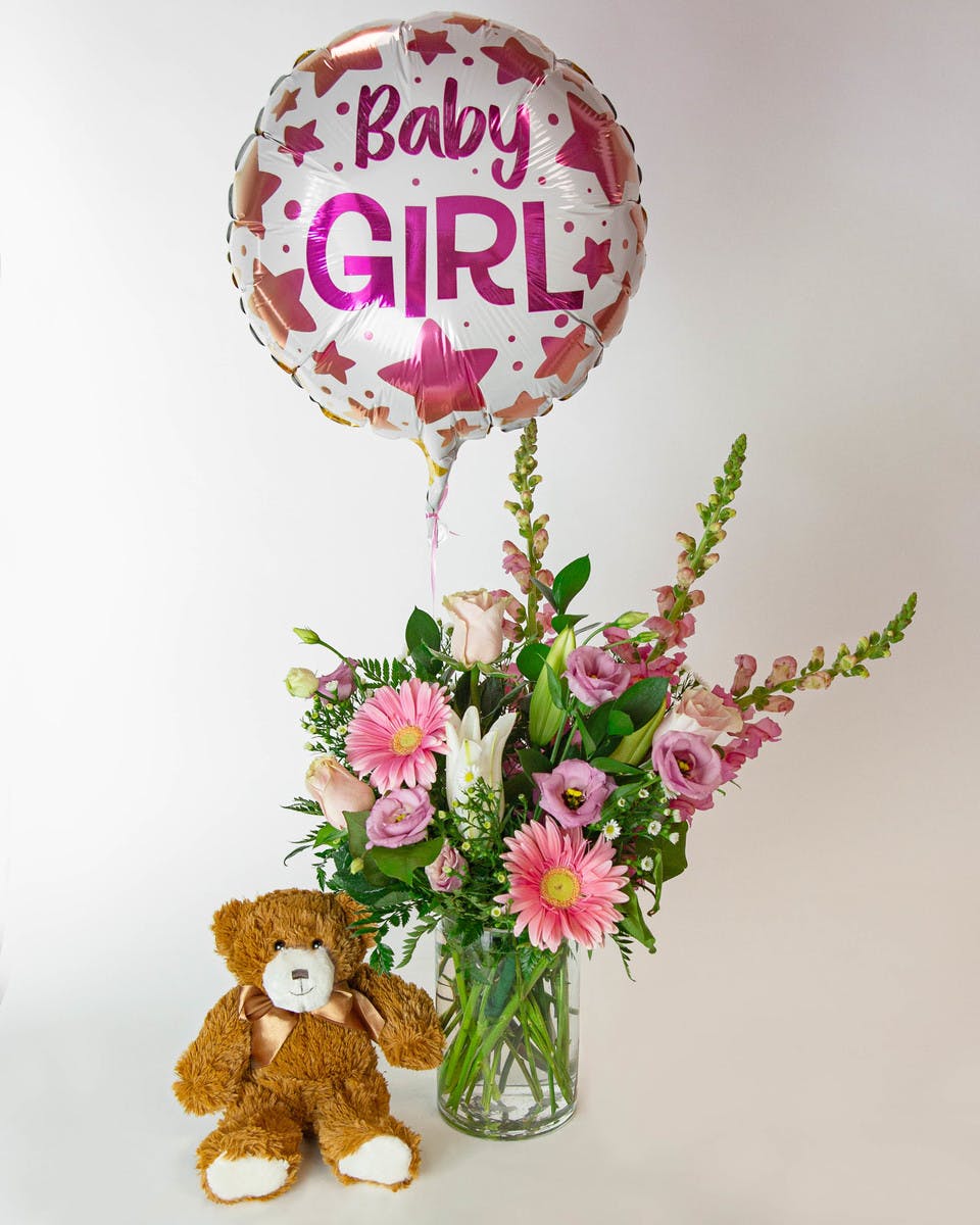 Baby Girl Flowers In Bloom Florist SameDay Delivery Orlando, FL