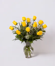 Yellow Ultimate - 1 Dozen Yellow Roses