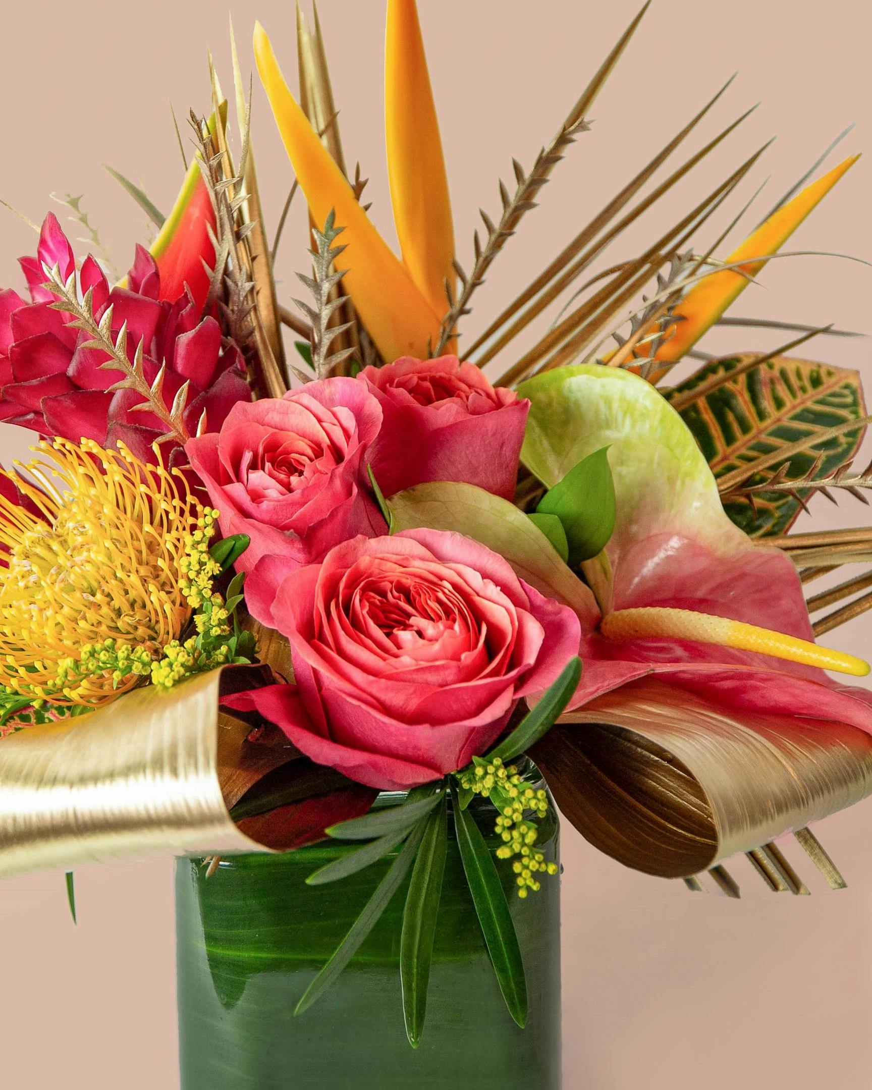 Tropical Floral Arrangement In Bloom Florist Orlando, FL SameDay